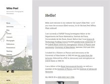 Tablet Screenshot of mikepeel.net